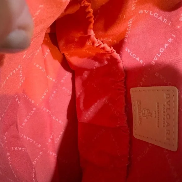 Cosmetic Pouch with Gold Accent - Picture 3 of 3